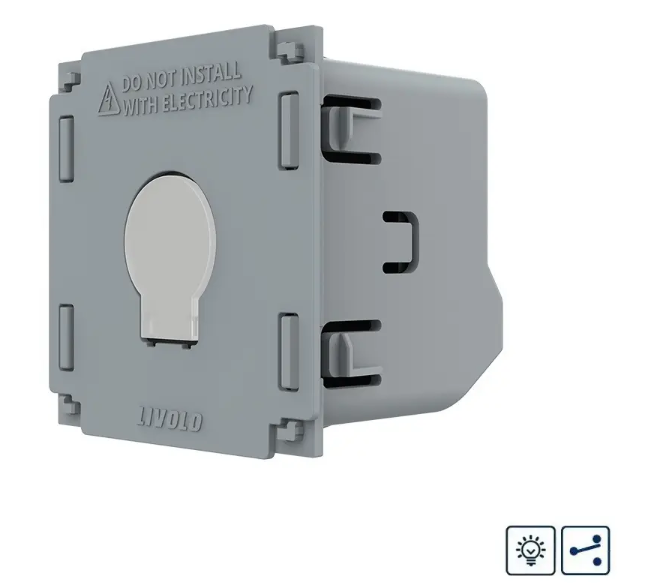 Фото Механизм сенсорный проходной/перекрестный диммер Livolo