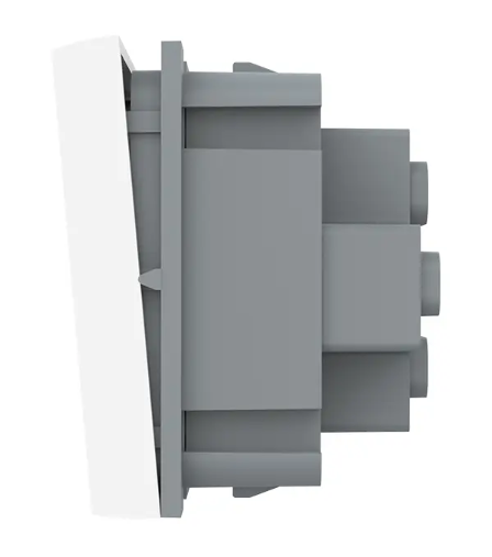 Фото 3 Механізм одноклавішний вимикач білий Livolo