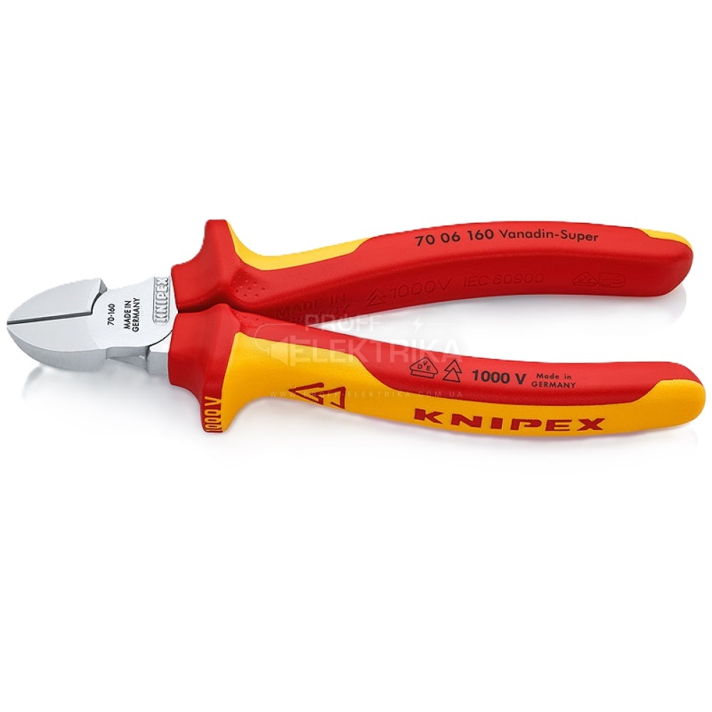 Фото Кусачки бічні KNIPEX 70 06 160