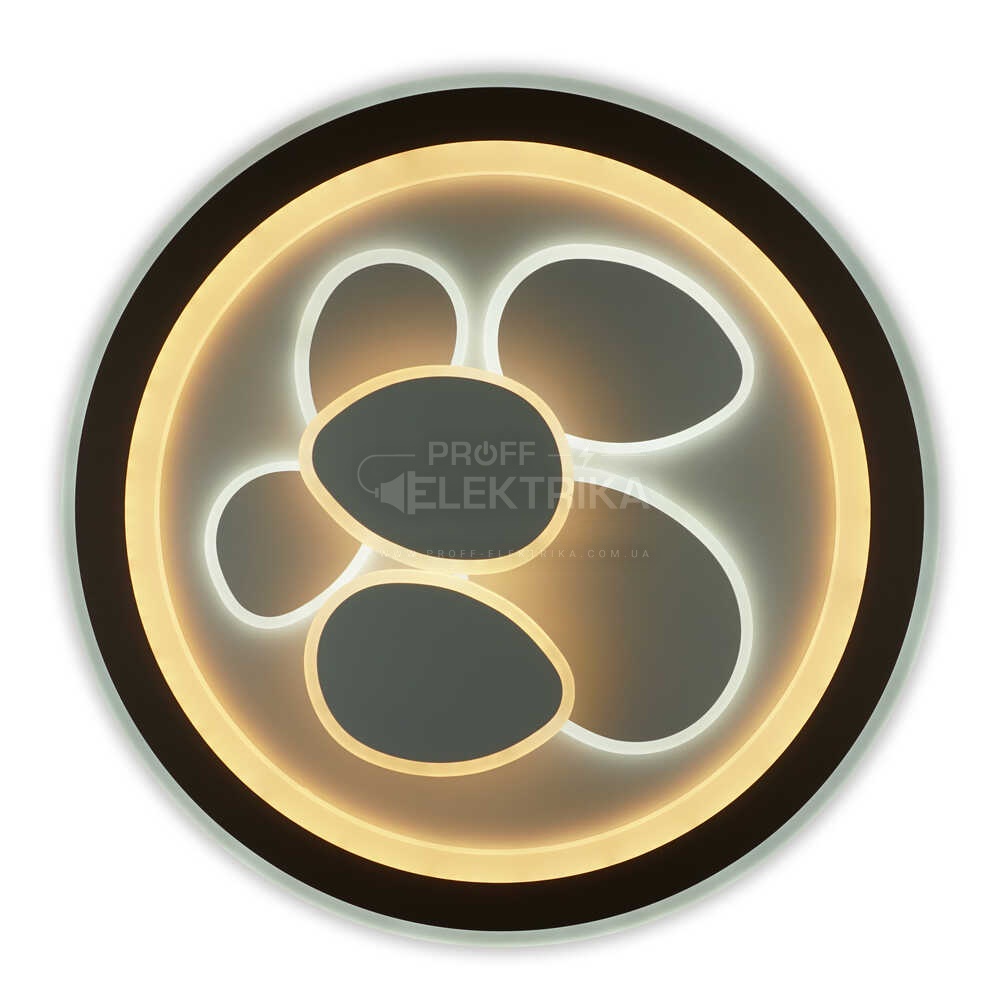 Фото Світильник LED smart OREO пульт 110W 3000-6000K IP20 коричневе коло Violux 220395