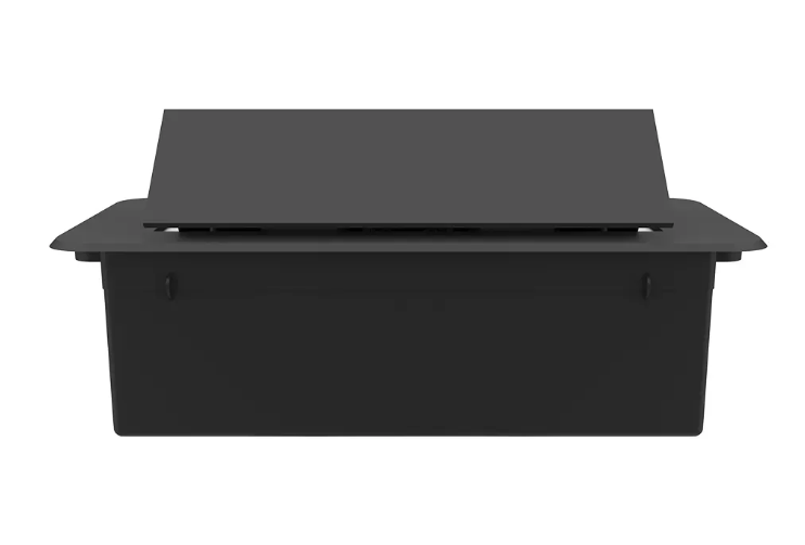 Фото 4 Мебельная розетка с USB-A USB-С плавное открытие Power Delivery 36W белый в черном Livolo