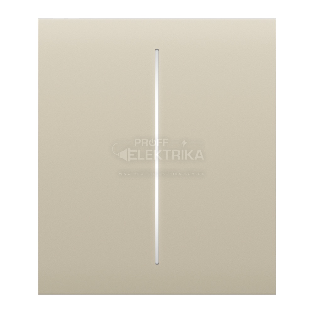 Фото Центральна кнопка для вимикача Ajax CenterButton 2-gang айворі