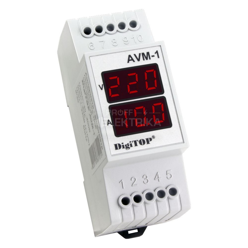 Фото Ампер-вольтметр AVM-1 DigiTOP