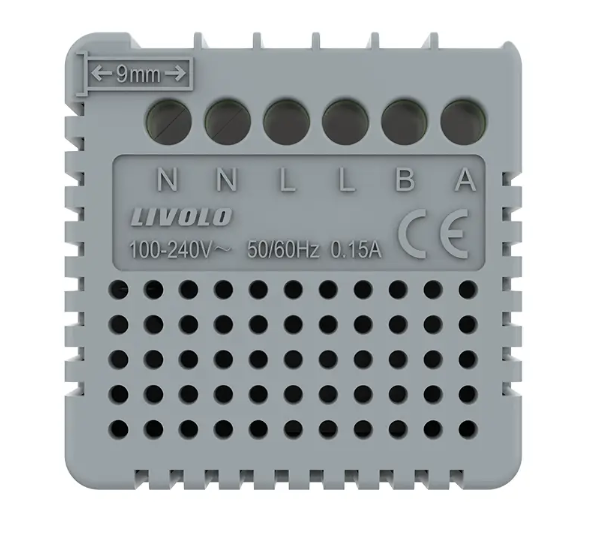 Фото 4 Модуль термостат управления конвектором фанкойлом белый Livolo