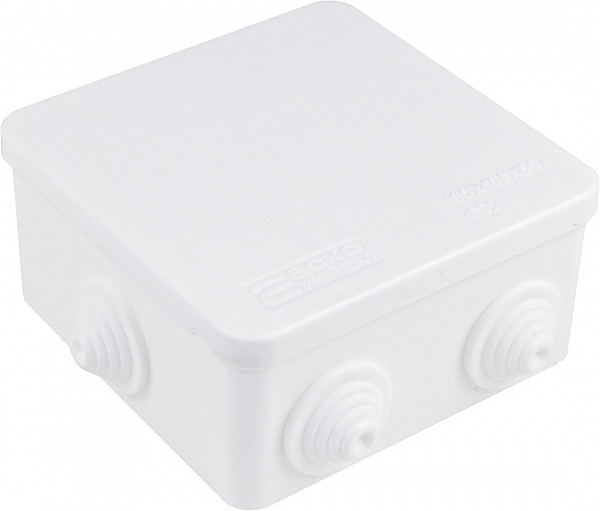 Фото 2 Коробка распределительная квадрат 100*100*50 UAtmo Аско