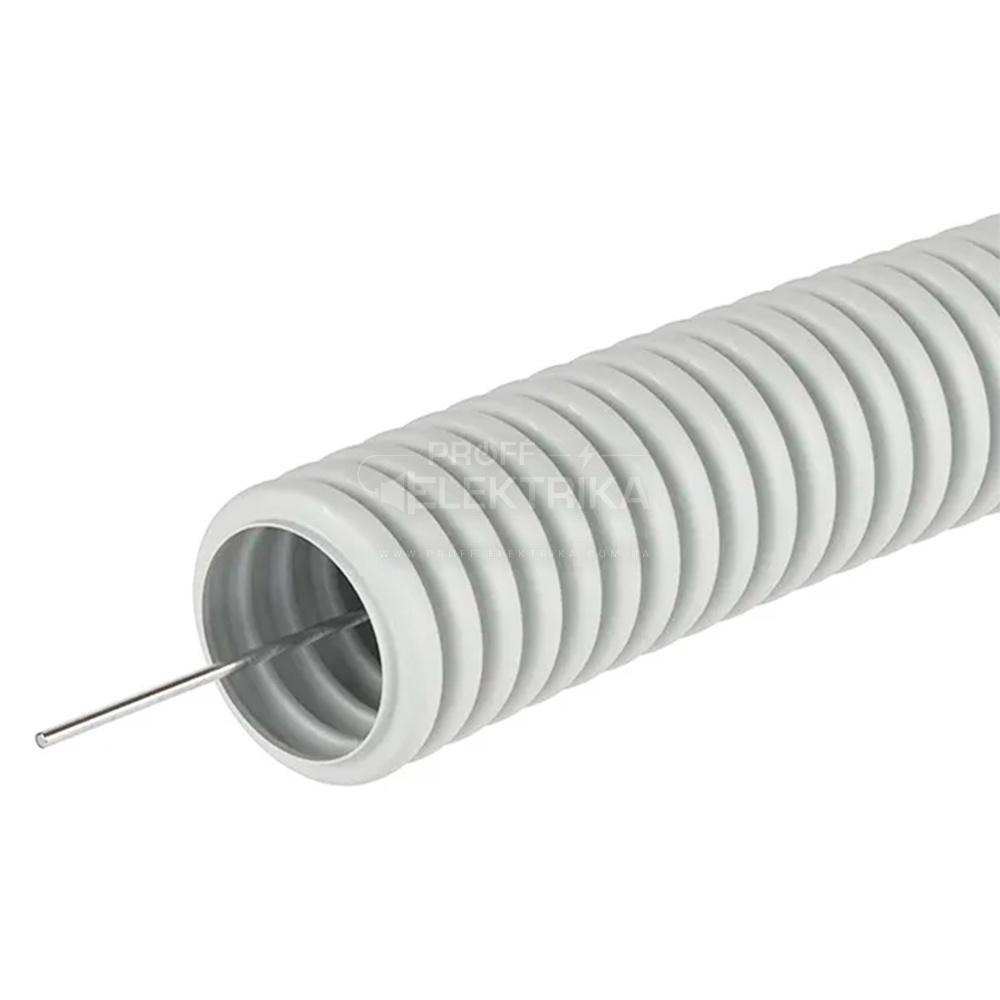 Фото Труба гофрована ДКС d25 ПВХ LIGHT (50м)
