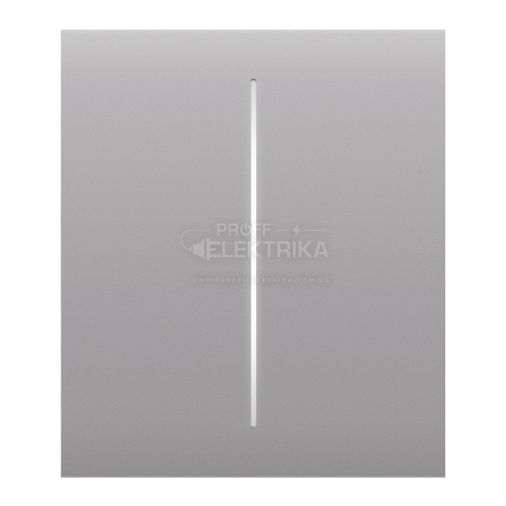 Фото Центральная кнопка для выключателя Ajax CenterButton 2-gang светло-серая