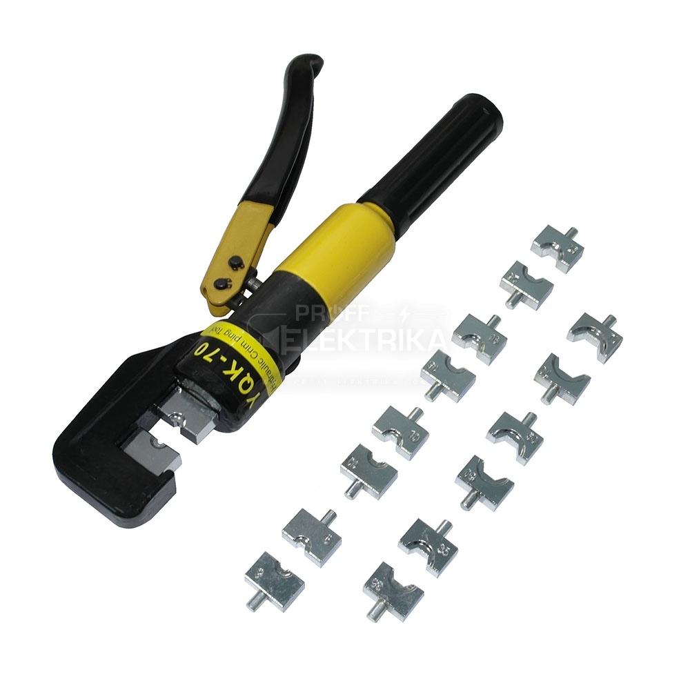 Фото Инструмент гидравлический YQK-70 для силовых наконечников и гильз 4-70 мм ручной TAKEL