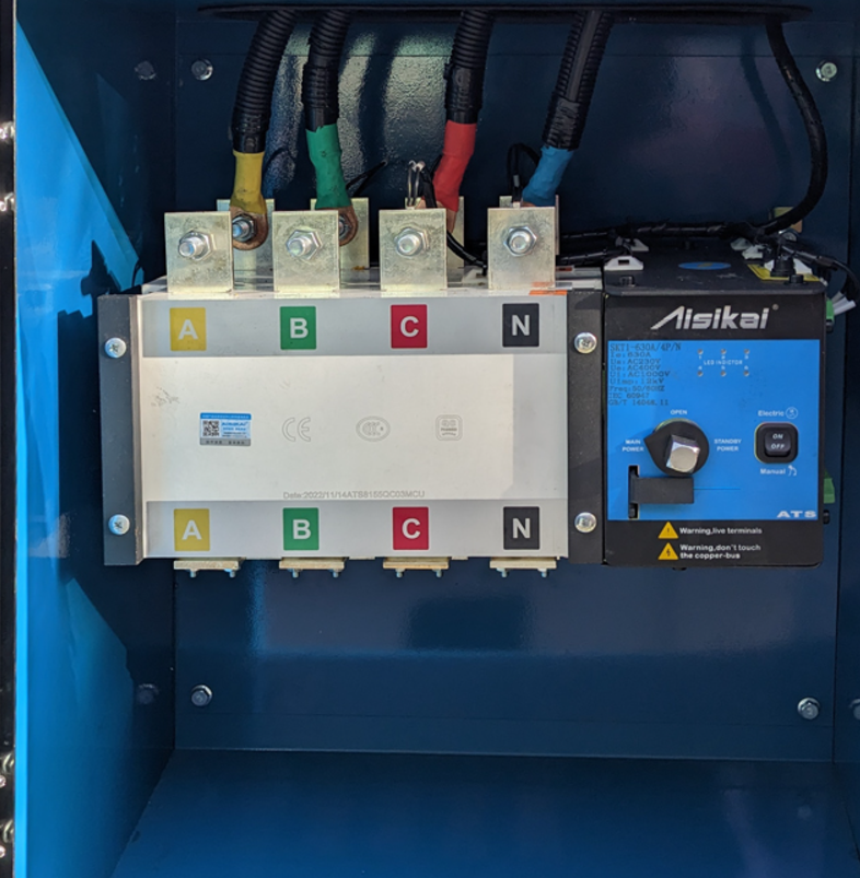 Фото 8 Генератор дизельный PROFI-TEC WDSG375-3 Power MAX 375кВА/300кВт промышленный двигатель WEICHAI