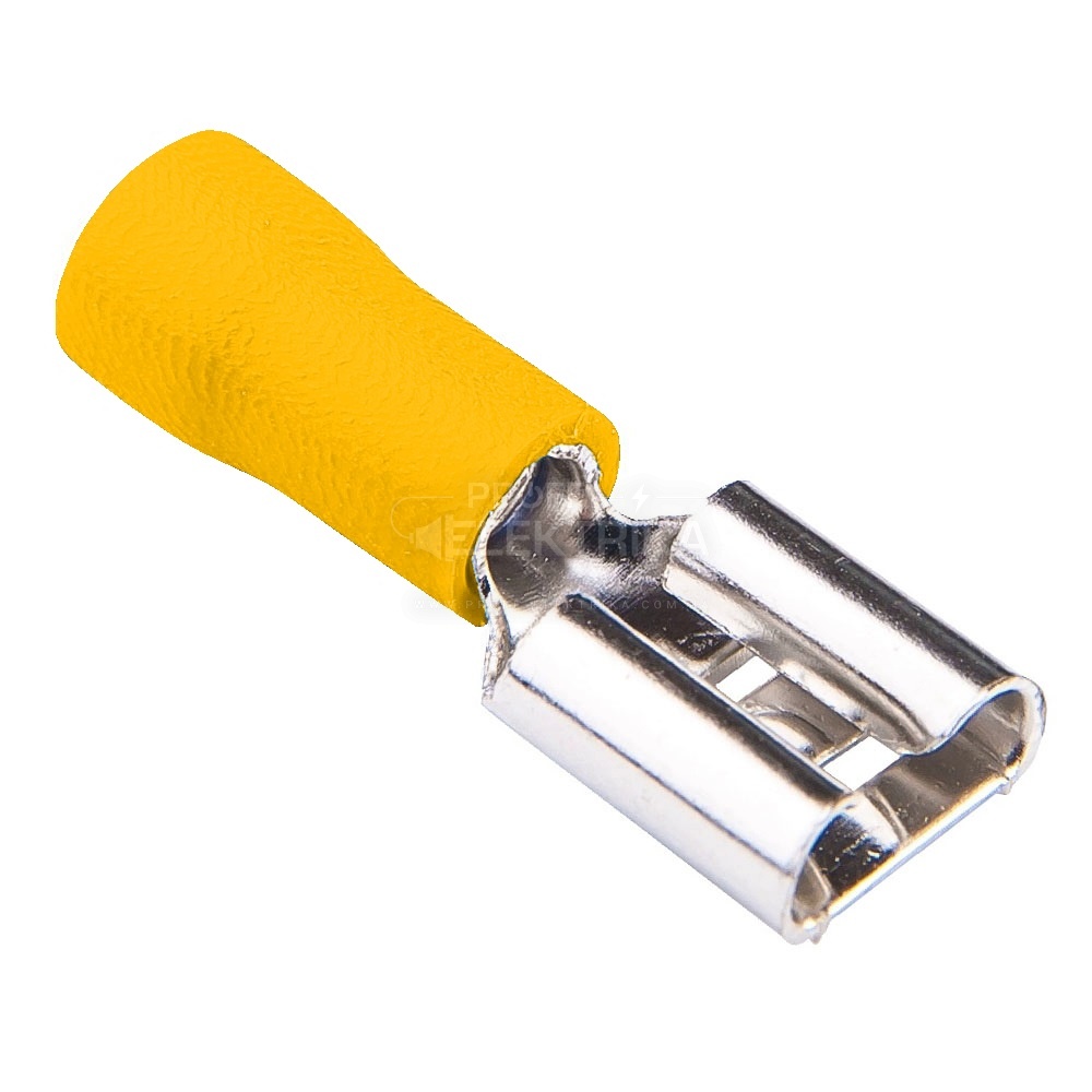 Фото Наконечник кабельний частково ізольований роз'єм мама FDD5,5 - 250 100 штук TAKEL