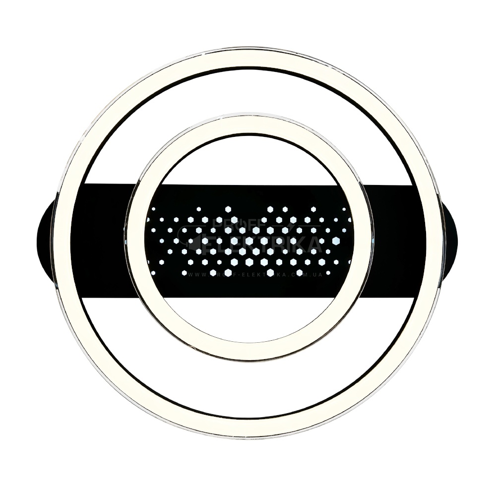 Фото Світильник smart KENZO-R пульт 85W 3000-5000K IP20 коло чорний Violux 220665