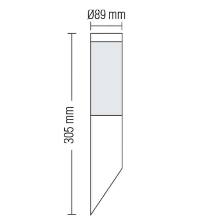 Фото 2 Светильник садово-парковый KAVAK-1 Е27 HOROZ 075-014-0001-010