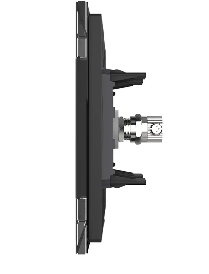 Фото 3 Розетка телевизионная черное стекло Livolo