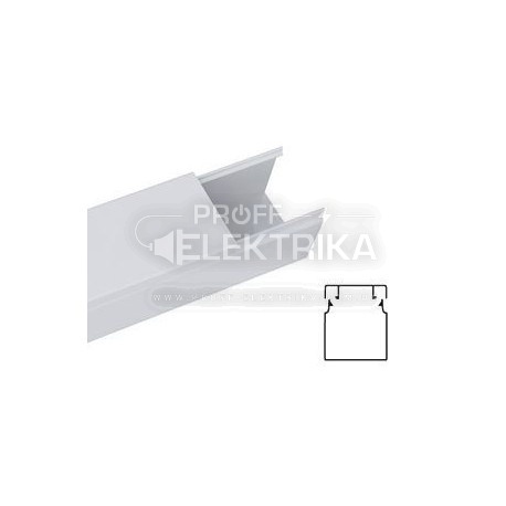 Фото кабель канал з перфорованым дном 25*25*2000 OBO