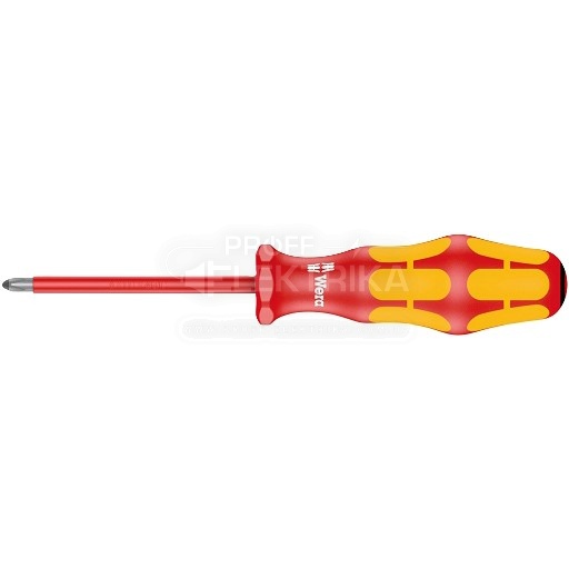 Фото Отвертка изолированная Pozidriv WERA 165 i PZ VDE 05006162001 PZ1×80мм