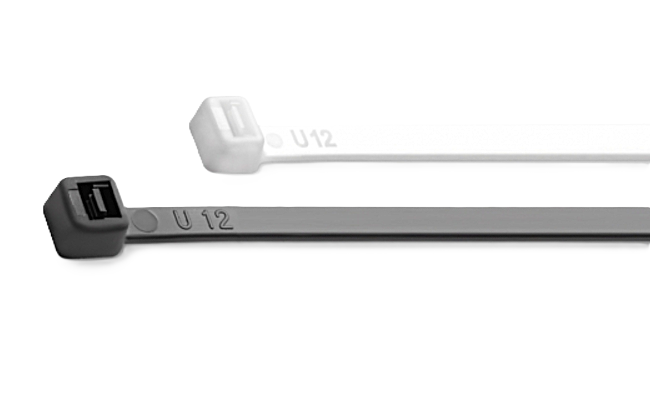 Фото Хомут кабельний 200x2,5 зовнішня установка чорний 100шт/уп INEGVA