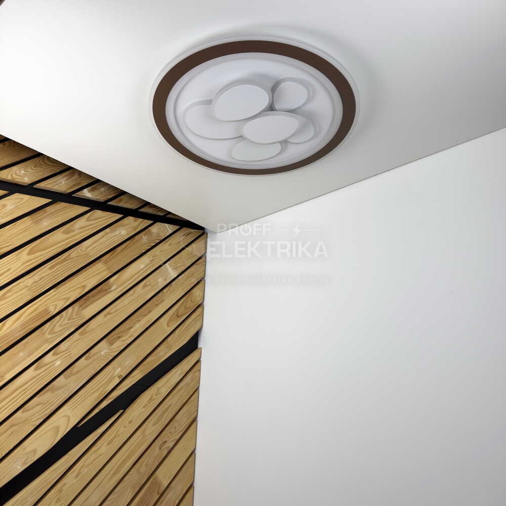 Фото 5 Світильник LED smart OREO пульт 110W 3000-6000K IP20 коричневе коло Violux 220395