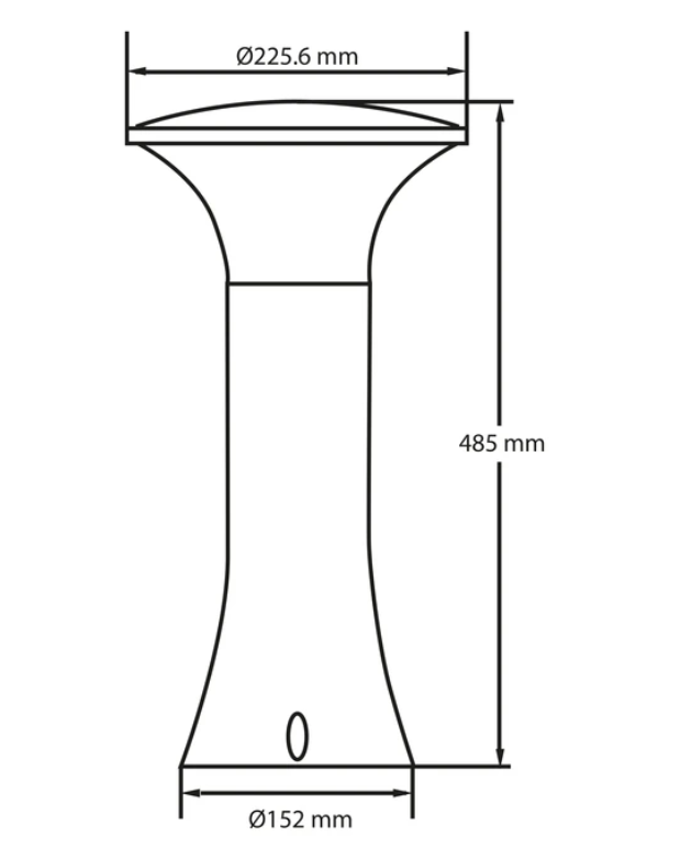 Фото 2 Світильник садово-парковий PAPATYA-2 Е27 чорний HOROZ ELECTRIC 400-000-142