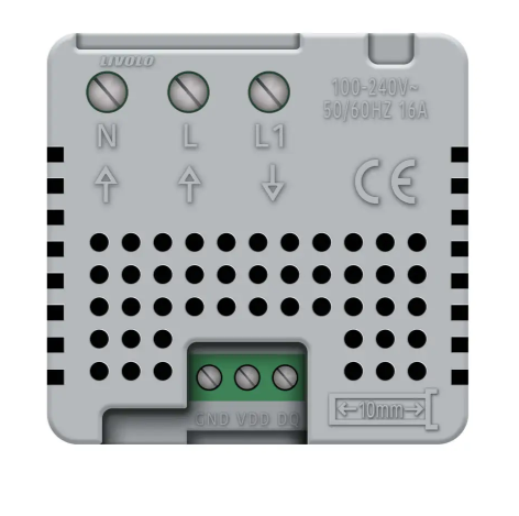 Фото 4 Механізм терморегулятор із зовнішнім датчиком температури для теплої підлоги білий Livolo