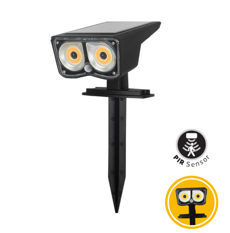 Фото Світильник садово-парковий на сонячній батареї 4000K OZMO HOROZ 078-015-0003-020