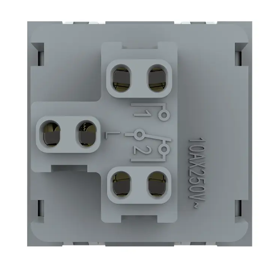 Фото 4 Механізм одноклавішний вимикач чорний Livolo