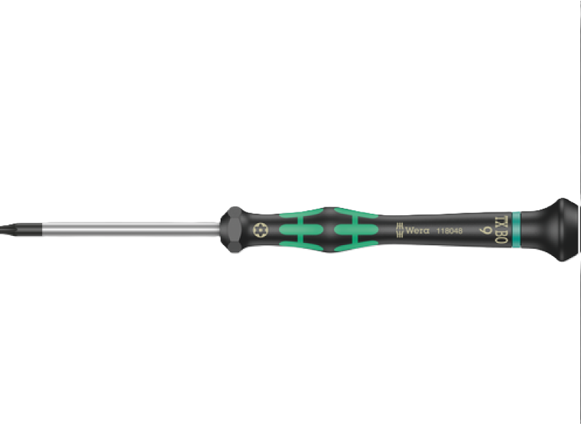 Фото Отвертка TORX BO для электронщиков WERA 2067 05118048001 TX9×60 мм
