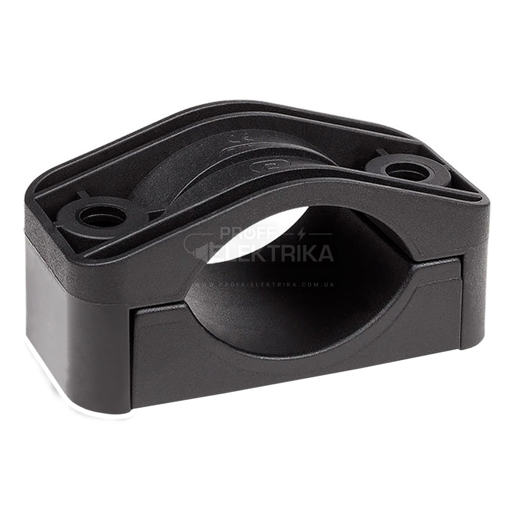 Фото Хомут кабельний КО-27 d16-27 мм чорний