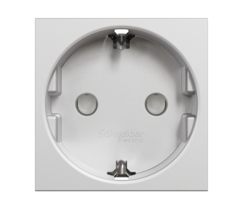 Фото 3 Розетка із заземленням зі шторками гвинтовий затискач 16 А алюміній UNICA NEW Schneider Electric
