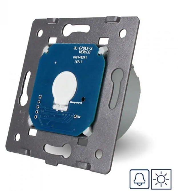 Фото Механізм сенсорна кнопка 1 сенсор Імпульсний вимикач Сухий контакт Livolo