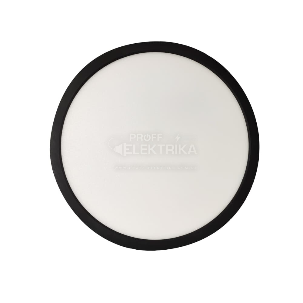 Фото Світильник LED Violux ДББ MILLENNIUM RGB 38W 3000-6000K IP20 коло чорний 361438