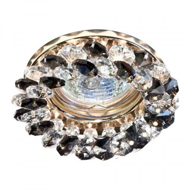 Фото Світильник кришталевий MR16 G5.3 CD4141 Сірий золото FERON