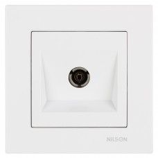 Фото розетка біла TV-кінцева  MODA