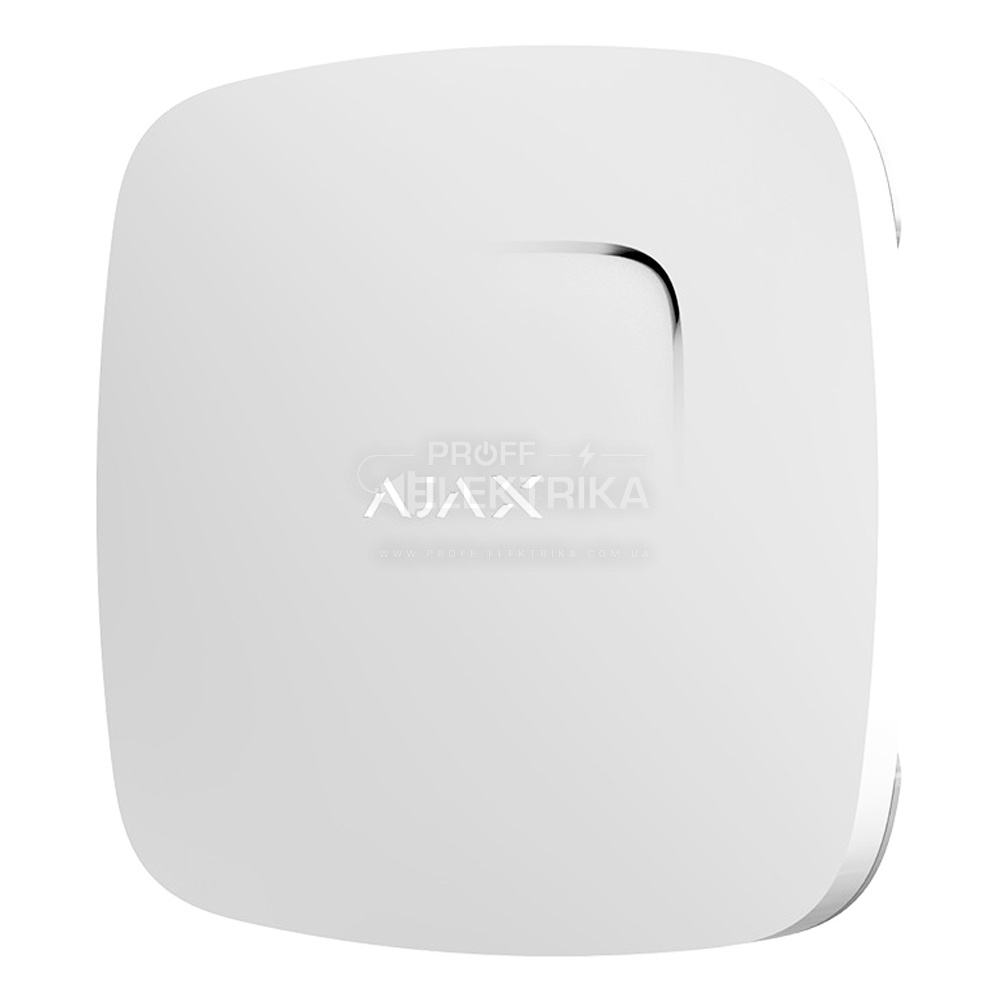 Фото 2 Пожарный датчик с сенсором температуры Ajax FireProtect белый