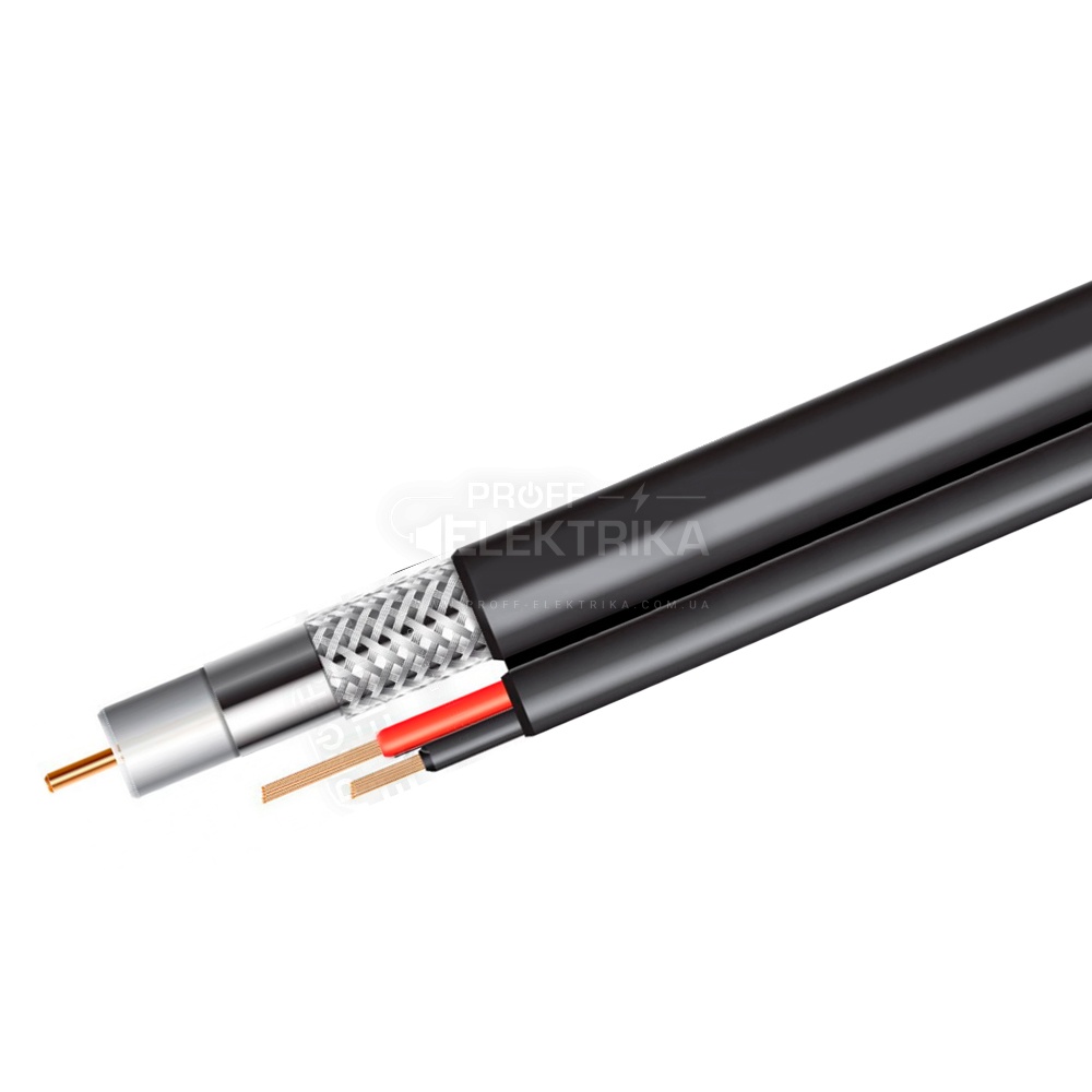 Фото Кабель FinMark RG-6 F 690BVcu black 305м=1бхт