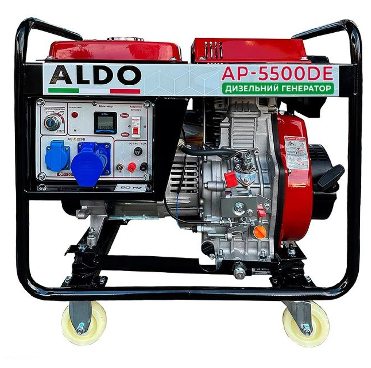 Фото Генератор дизельний ALDO AP-5500DE (100% мідь)