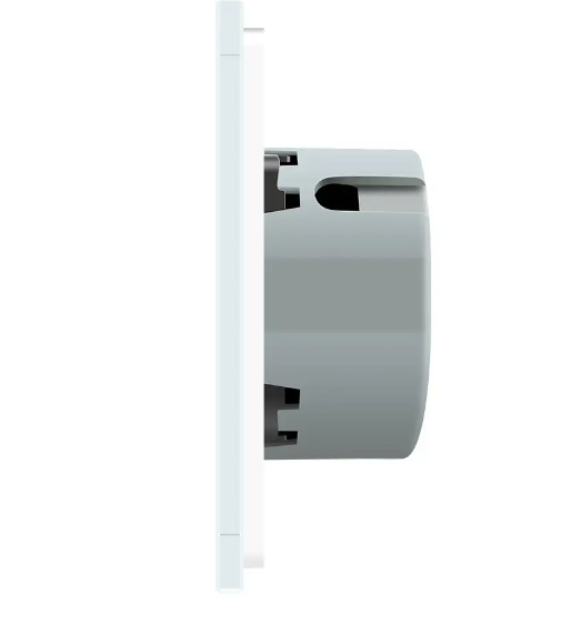 Фото 2 Сенсорний вимикач 4 сенсора 2-2 біле скло Livolo