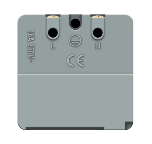 Фото 4 Умный механизм розетка ZigBee с заземлением черный Livolo