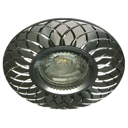 Фото 2 Вбудований світильник Feron GS-M888 під лампу срібло