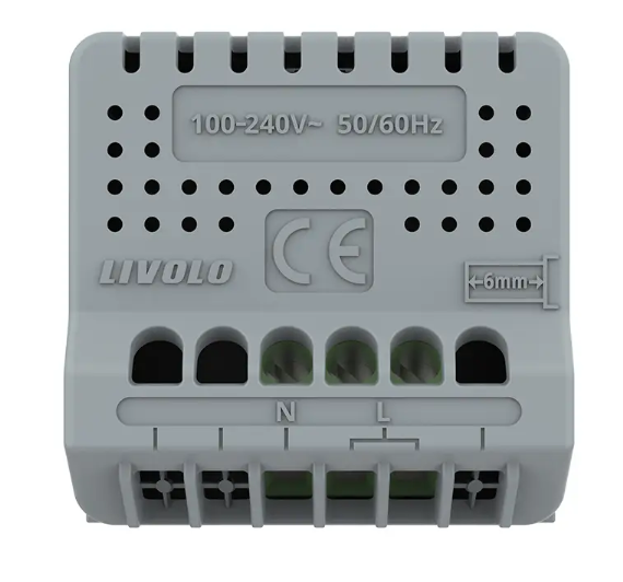 Фото 4 Механізм розумний датчик звуку та освітленості білий Livolo