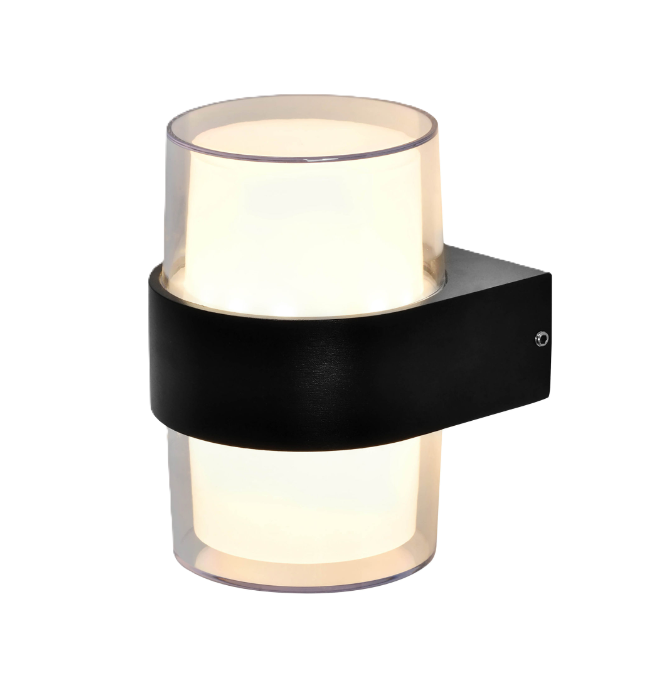 Фото Світильник садово-парковий KING-10/R 10W 4200K чорний HOROZ 076-082-0002-010