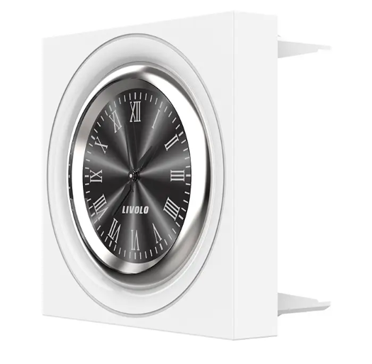 Фото Механізм годинник білий Livolo