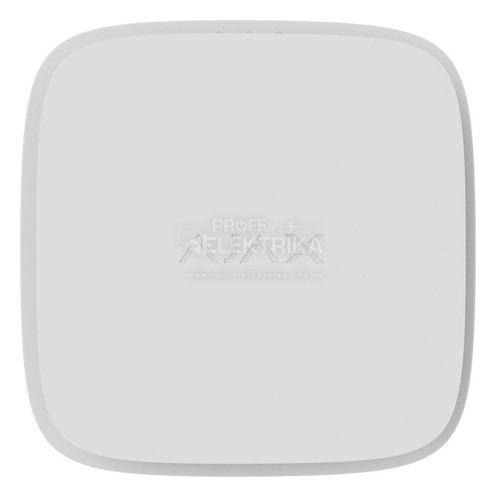 Фото Беспроводной датчик дыма, температуры и угарного газа Ajax FireProtect 2 SB (Heat/Smoke/CO) белый