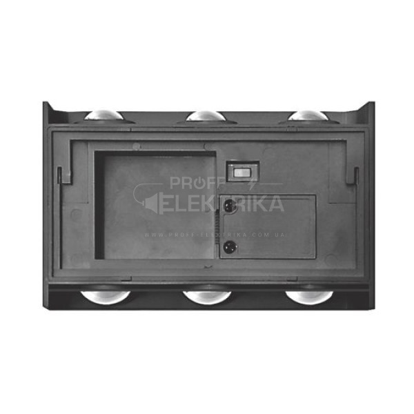Фото 2 Світильник LED Лінза 6W IP65 Чорний BL Square MAXUS