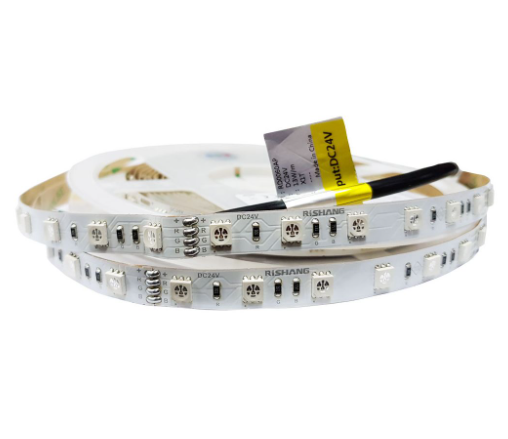 Фото Світлодіодна стрічка 5050 60 ІР20 RGB 24V RD0060AP