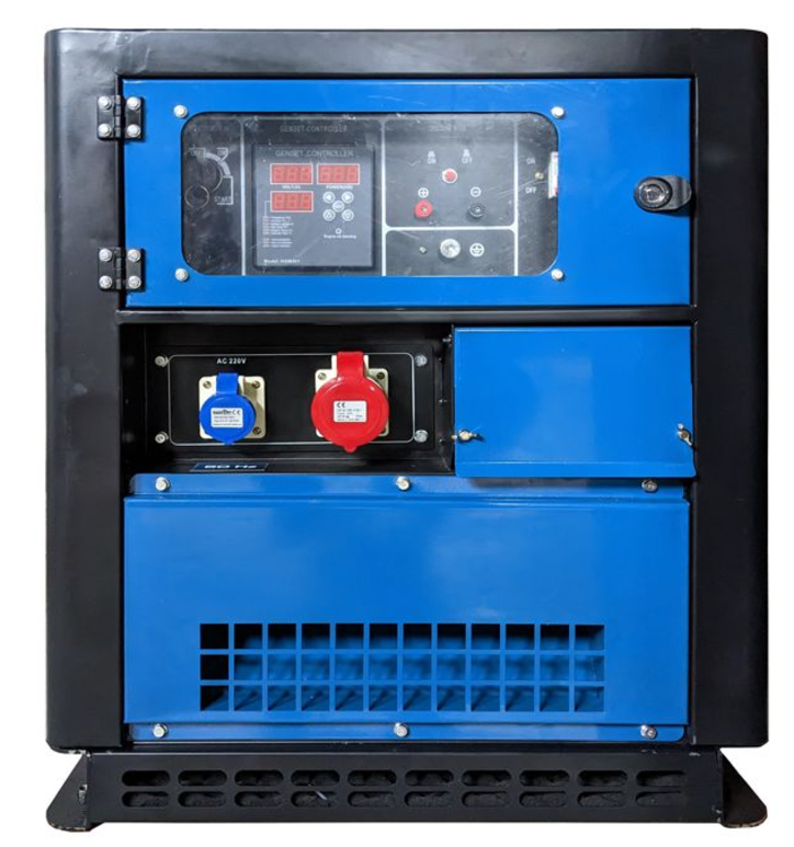 Фото 3 Генератор дизельний PROFI-TEC DGS15-3 Power MAX 14кВА/11,5кВт 380В двухцилиндровый