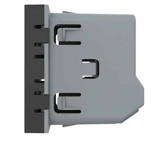 Фото 3 Механизм сенсорный выключатель Sense 2 сенсора черный Livolo