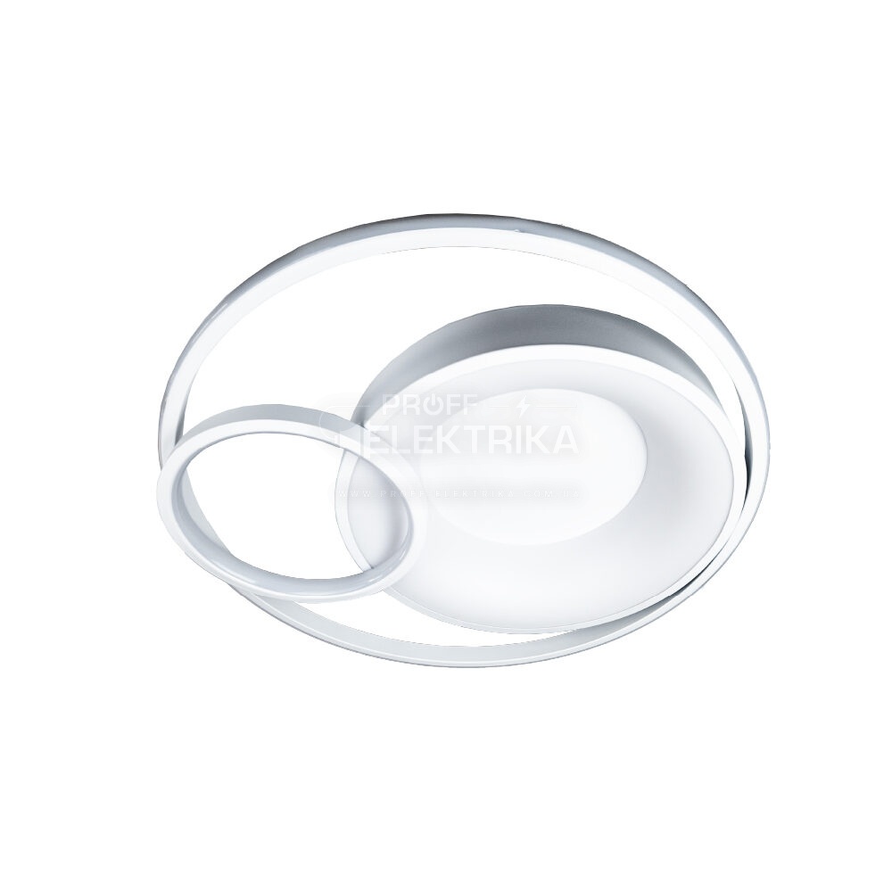 Фото Світильник LED smart DUOS пульт коло 100W 3000-5000K IP20 білий Violux 220795