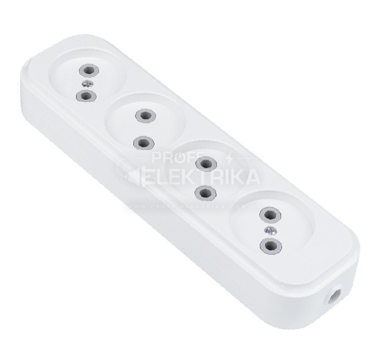 Фото Колодка PIN 4 гнізда без заземлення 516-050200-403