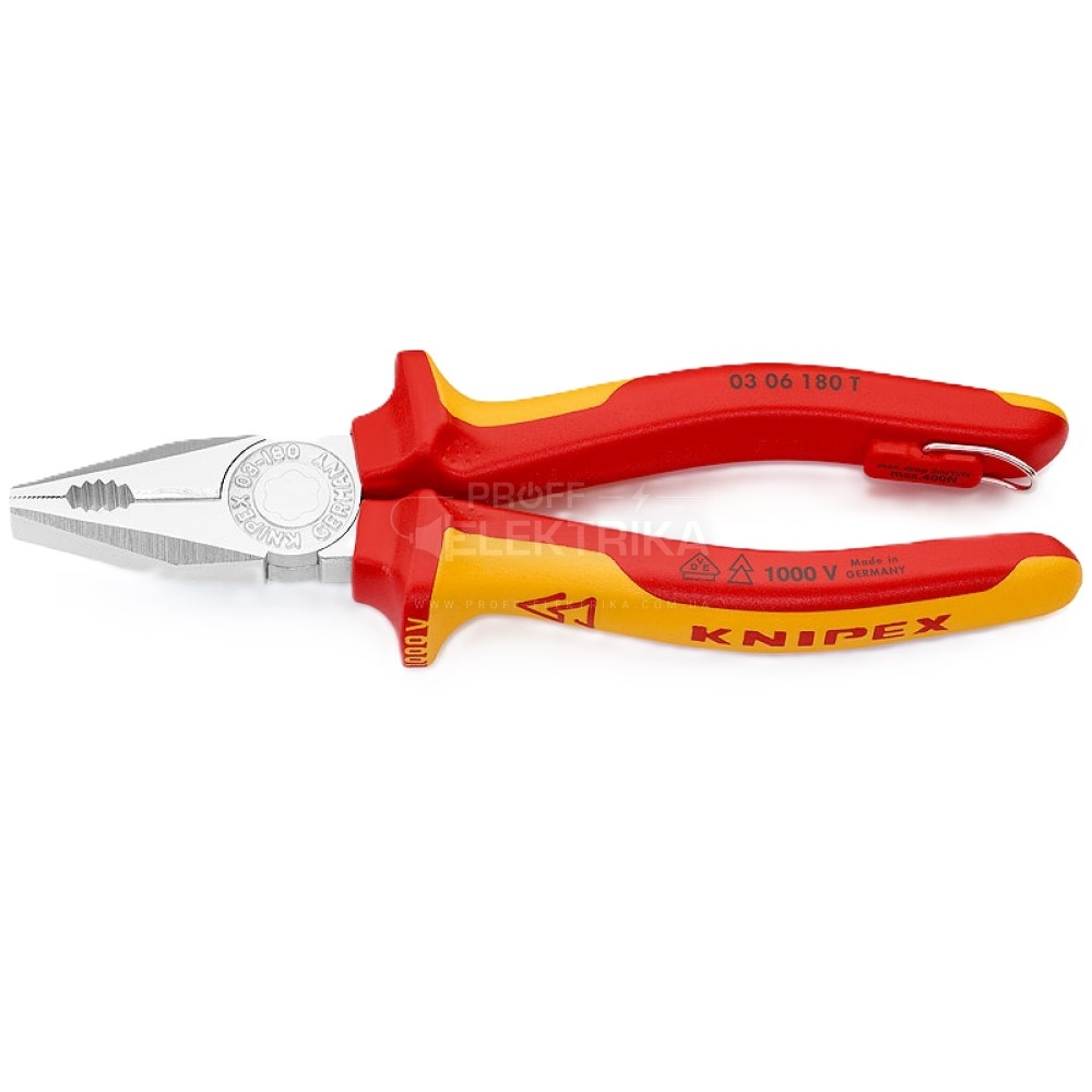 Фото Плоскогубцы комбинированные KNIPEX 03 06 180 T