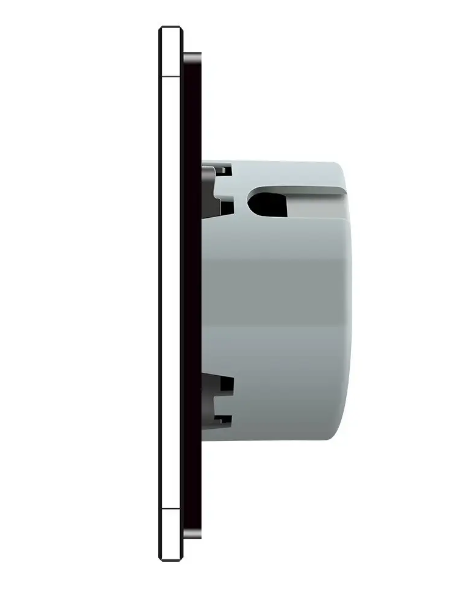 Фото 3 Сенсорний димер 3 сенсори чорне скло 1-1-1 Livolo